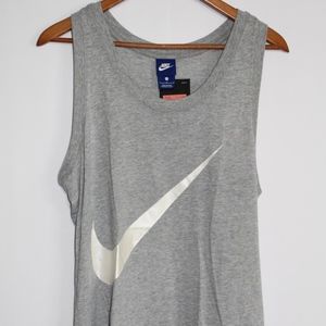 Nike Large Gray Womens Muscle Shirt